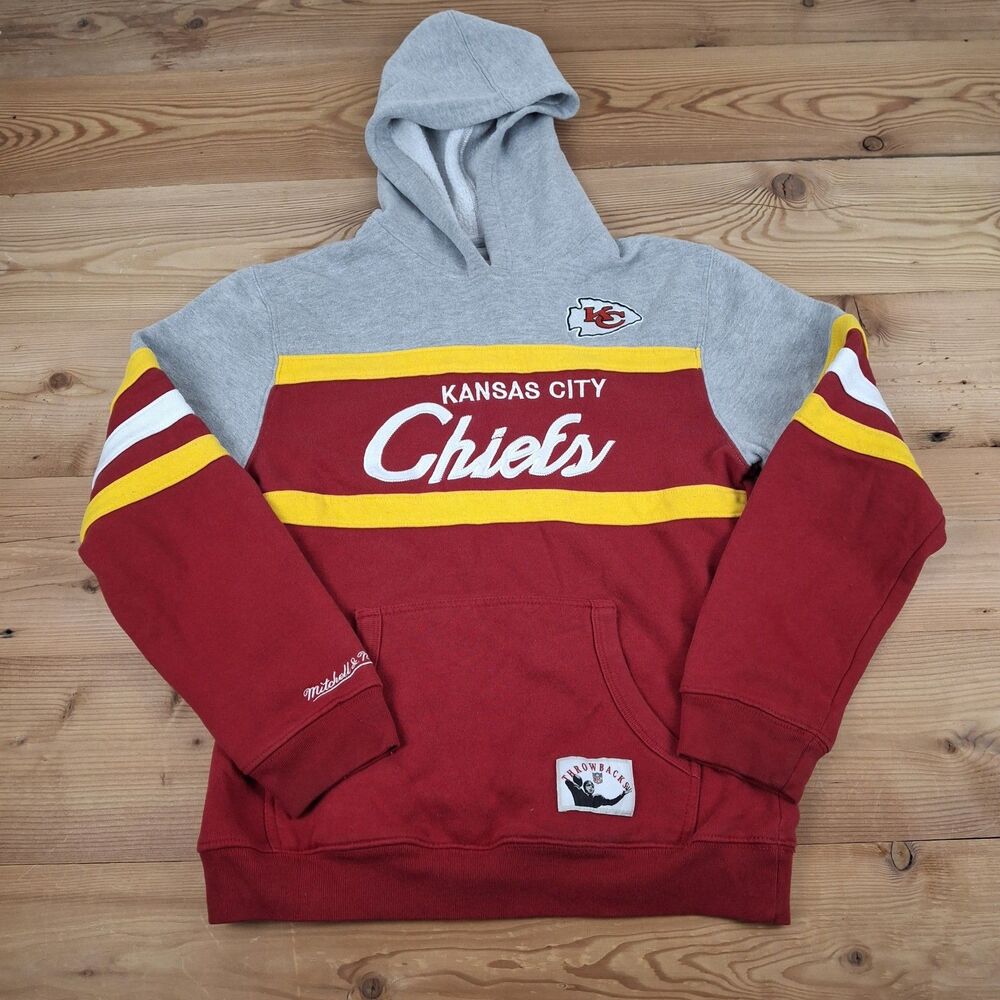 Kansas City Chiefs Mitchell &  Ness Hoodie Youth Large 14/16 Nfl